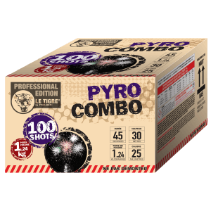 PYROCOMBO –  Compact Feu d’Artifice Ultra Intense à Allumage Unique - La Boutique De L'artificier