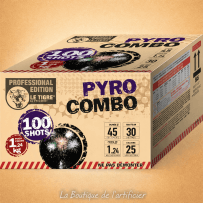 PYROCOMBO –  Compact Feu d’Artifice Ultra Intense à Allumage Unique - La Boutique De L'artificier