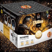 Compact PHILÉAS – 100 Shots Effets Sifflants et Crépitants - La Boutique De L'artificier