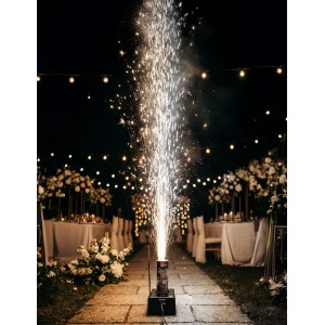 Jet de Scène 3 Mètres 30 Secondes Or & Argent – Effet Double Étincelles - La Boutique De L'artificier