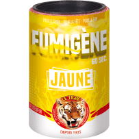 Fumigène Jaune en Pot 60 Secondes – Fumée Jaune Intense au Sol - La Boutique De L'artificier