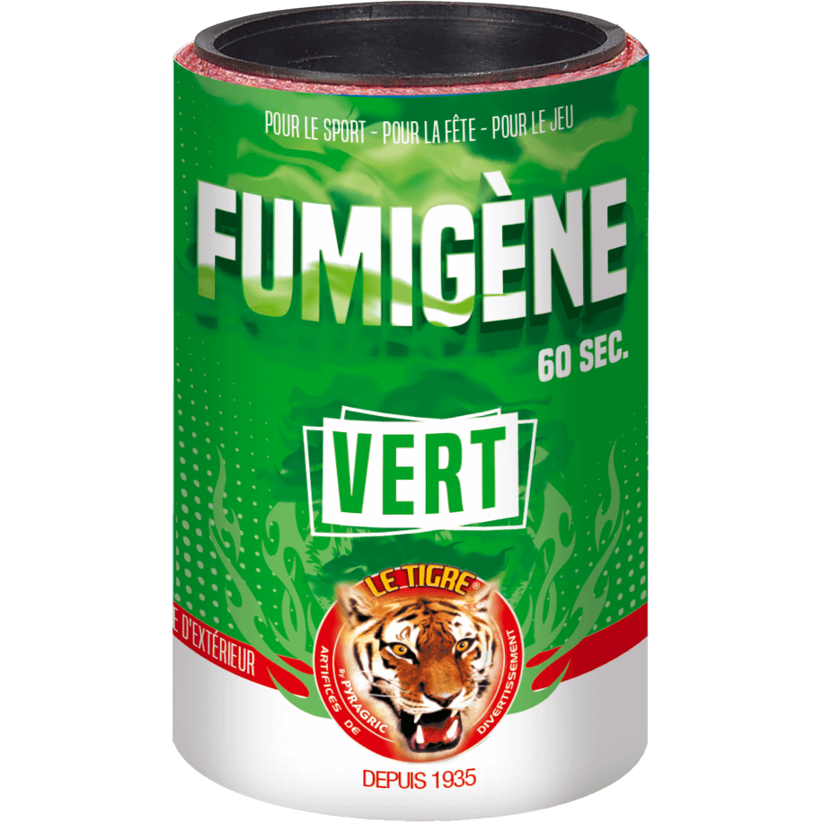 Fumigène Vert en Pot 60 Secondes – Fumée Verte Intense au Sol - La Boutique De L'artificier