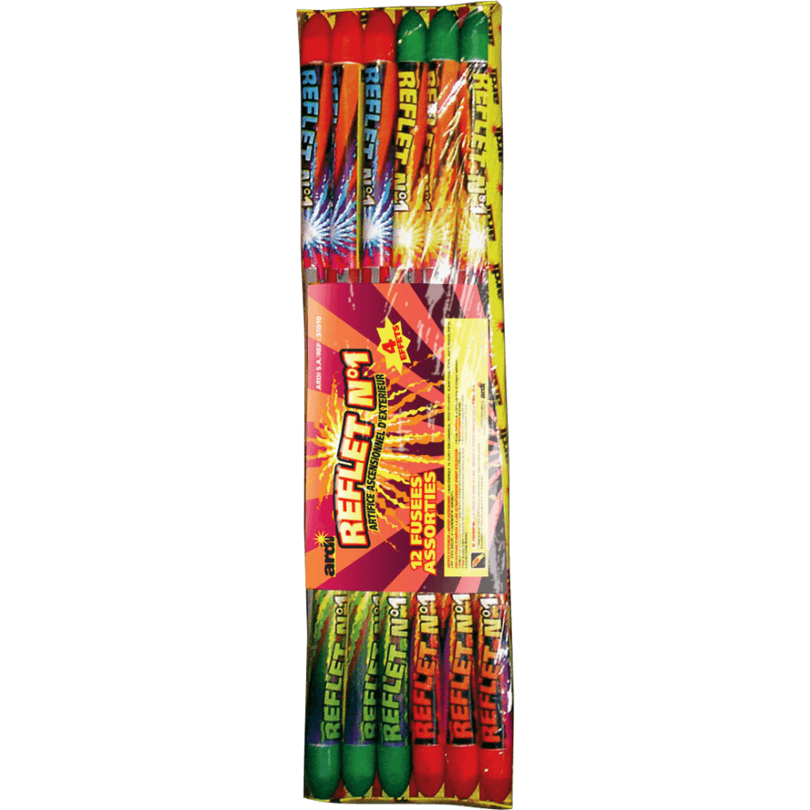 12 FUSEES REFLET N°1 - La Boutique De L'artificier