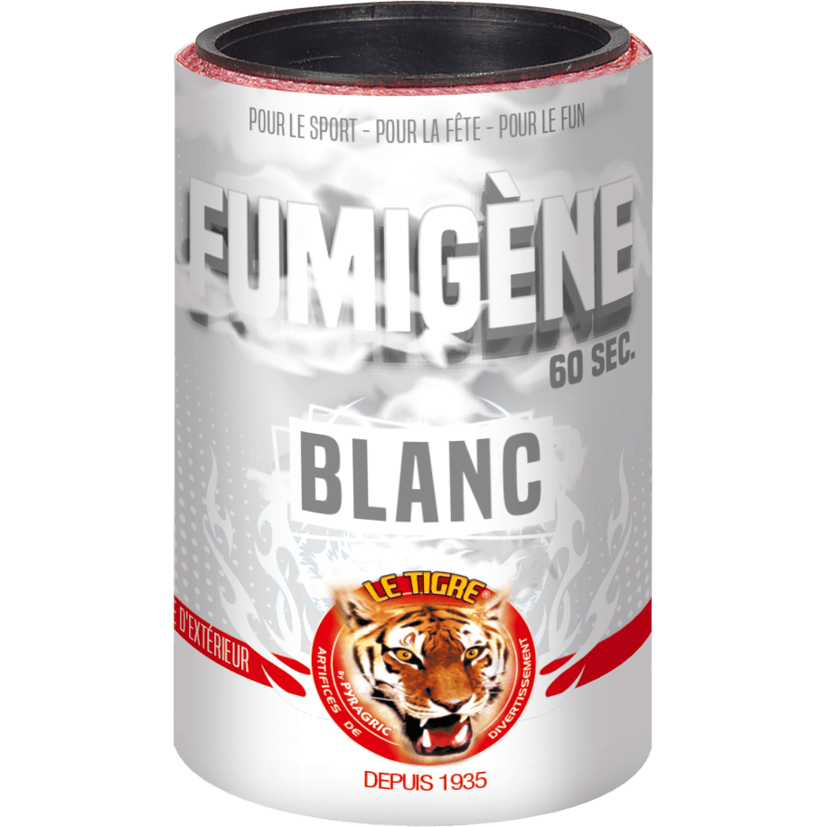 Fumigène Blanc en Pot 60 Secondes – Fumée Blanche Intense au Sol - La Boutique De L'artificier