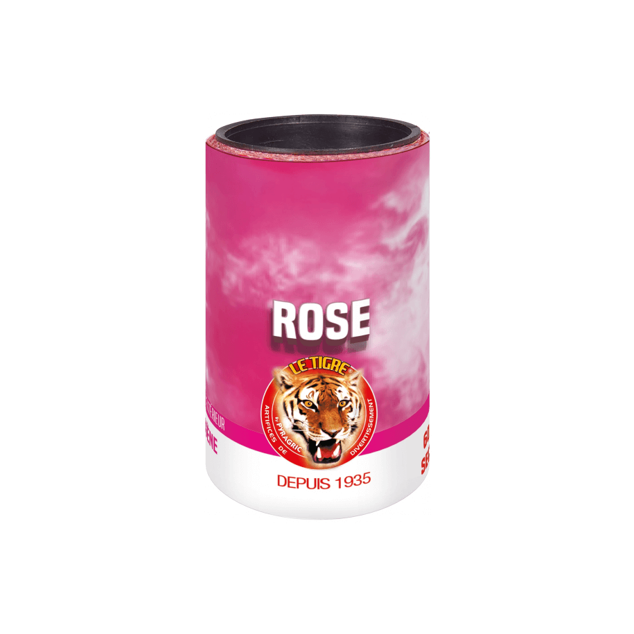 Fumigène Rose en Pot 60 Secondes – Fumée Rose Intense au Sol - La Boutique De L'artificier