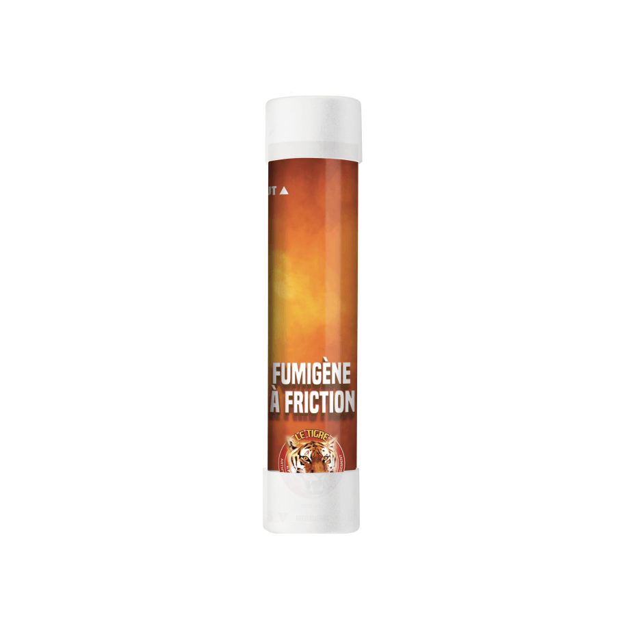 Fumigène Orange à Friction 60 Secondes – Fumée Orange Énergétique Sans Briquet - La Boutique De L'artificier