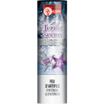 Jet de Scène Argent 3 Mètres 30 Secondes – Fontaine Scénique Scintillante Haute Intensité - La Boutique De L'artificier