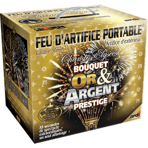 BOUQUET OR ET ARGENT PRESTIGE - La Boutique De L'artificier