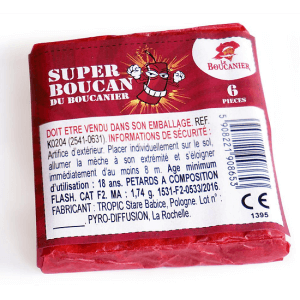 6 PETARDS SUPER BOUCAN - La Boutique De L'artificier