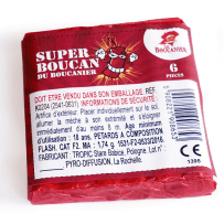 6 PETARDS SUPER BOUCAN - La Boutique De L'artificier