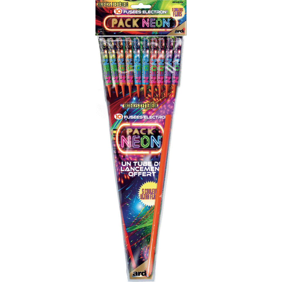 ASSORTIMENT 10 FUSÉES ELECTRON - La Boutique De L'artificier