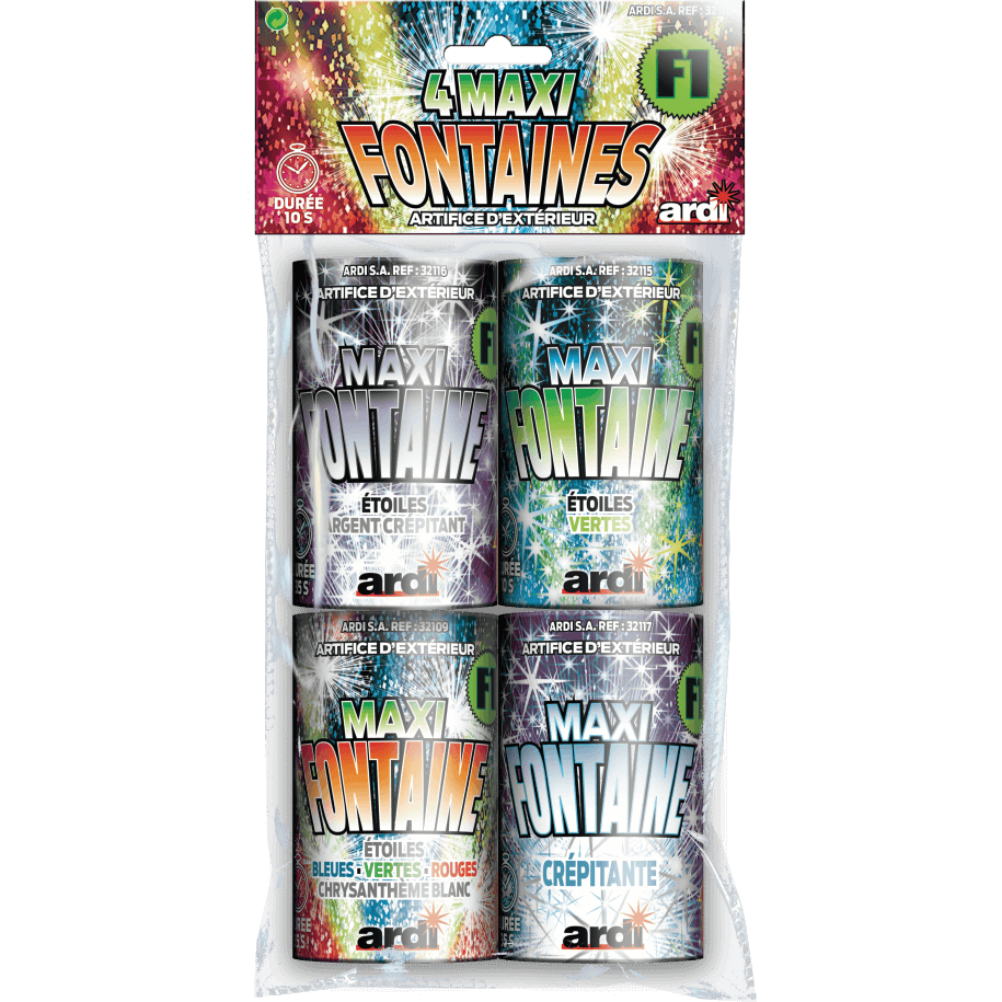 4 MAXI FONTAINES - La Boutique De L'artificier