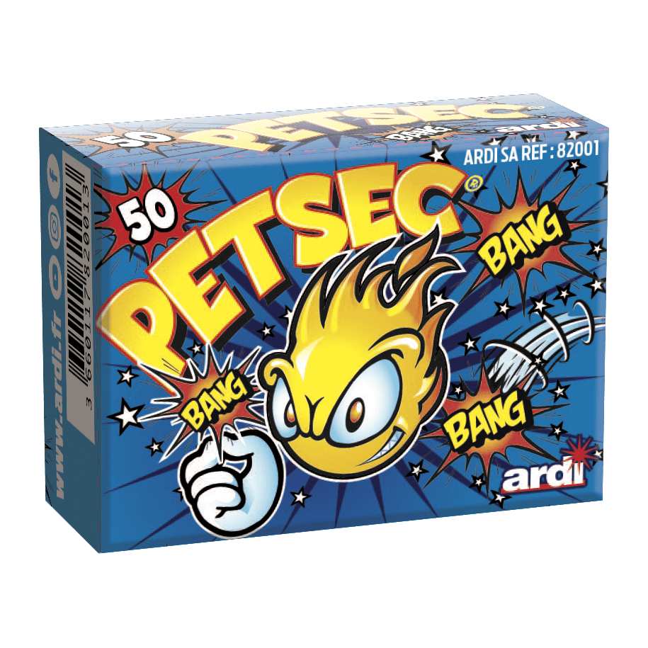 50 PETARDS PETSEC - CLACS DOIGT - La Boutique De L'artificier