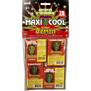 SÉLECTION DE PÉTARDS DÉMON MAXICOOL - La Boutique De L'artificier