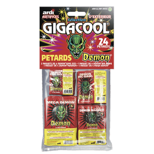 SÉLECTION DE PÉTARDS DÉMON GIGACOOL - La Boutique De L'artificier
