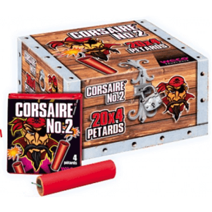CORSAIRE N°2 - LE PAQUET DE 4 PÉTARDS - La Boutique De L'artificier