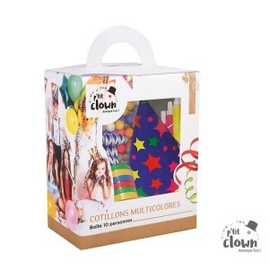 Kit cotillons boîte 10 personnes - multicolore - La Boutique De L'artificier