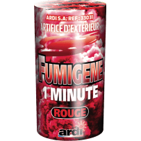 POTS FUMIGÈNE 1MN ROUGE - La Boutique De L'artificier
