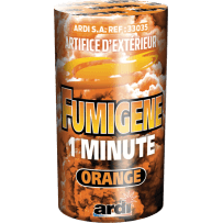 POTS FUMIGÈNE 1MN ORANGE - La Boutique De L'artificier