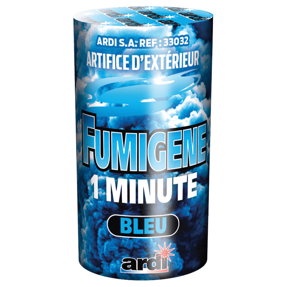 POTS FUMIGÈNE 1MN BLEU - La Boutique De L'artificier