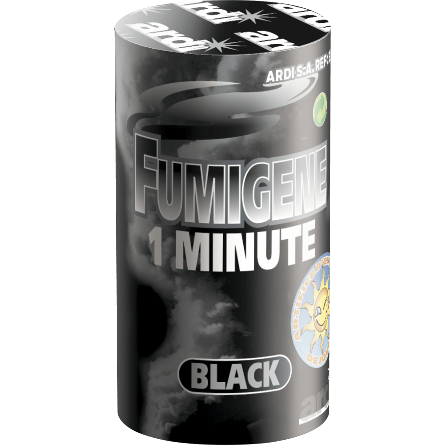 POTS FUMIGÈNE 2MN NOIR - La Boutique De L'artificier