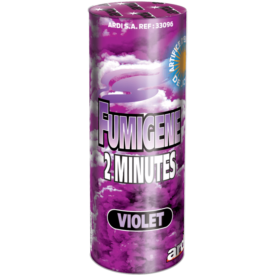 POTS FUMIGÈNE 2MN VIOLET - La Boutique De L'artificier