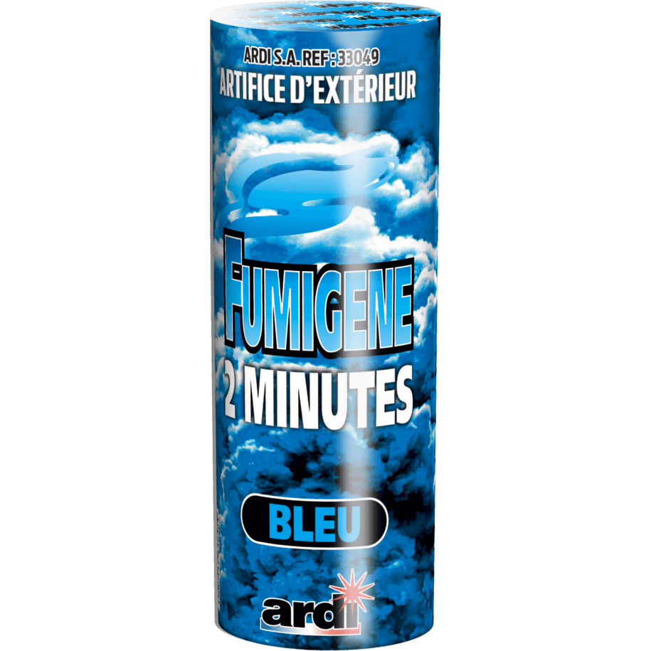 POTS FUMIGÈNE 2MN BLEU - La Boutique De L'artificier