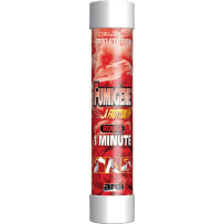 TUBE FUMIGÈNE À FROTTOIR 1MN ROUGE - La Boutique De L'artificier