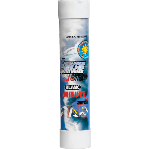 TUBE FUMIGÈNE À FROTTOIR 1MN BLANC - La Boutique De L'artificier