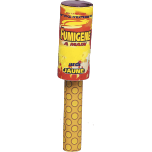 FUMIGÈNE À MAIN JAUNE 45sec - La Boutique De L'artificier