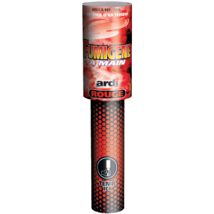 FUMIGÈNE À MAIN ROUGE 45sec - La Boutique De L'artificier