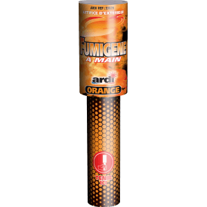 FUMIGÈNE À MAIN ORANGE 45sec - La Boutique De L'artificier