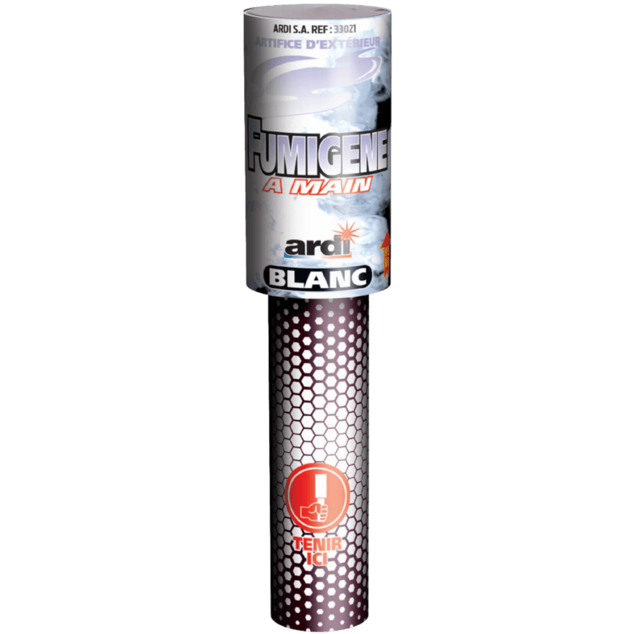 FUMIGÈNE À MAIN BLANC 45sec - La Boutique De L'artificier