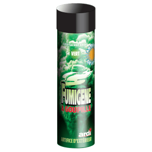 FUMIGÈNE À GOUPILLE 1 MN VERT - La Boutique De L'artificier