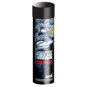 FUMIGÈNE À GOUPILLE 1 MN NOIR - La Boutique De L'artificier