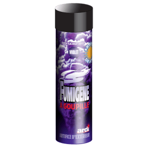 FUMIGÈNE À GOUPILLE 1 MN VIOLET - La Boutique De L'artificier