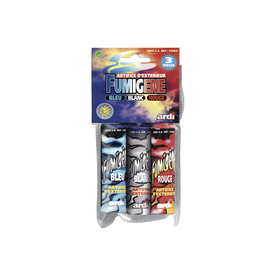 FUMIGÈNES BLEU BLANC ROUGE - La Boutique De L'artificier