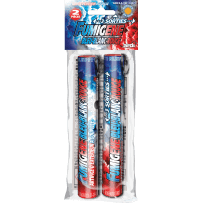 FUMIGÈNES À GOUPILLE 3 SORTIES BLEU BLANC ROUGE - La Boutique De L'artificier