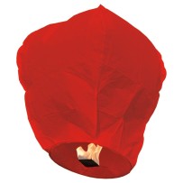 Lanterne céleste rouge 1 mètre - La Boutique De L'artificier