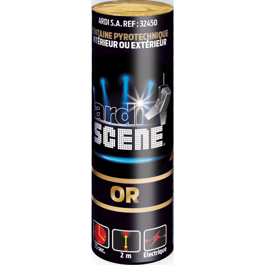 JET DE SCÈNE 2M 25S OR - La Boutique De L'artificier