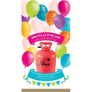 Bouteille d’hélium jetable – 30 ballons – 0,2 m³ - La Boutique De L'artificier