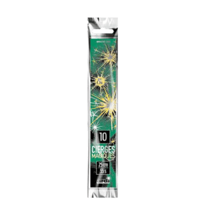 10 CIERGES MAGIQUES 25 cm - La Boutique De L'artificier