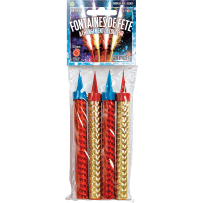 4 FONTAINES DE FÊTE 120MM À CHANGEMENT DE COULEUR - La Boutique De L'artificier