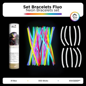 50 Bracelets fluorescents - La Boutique De L'artificier
