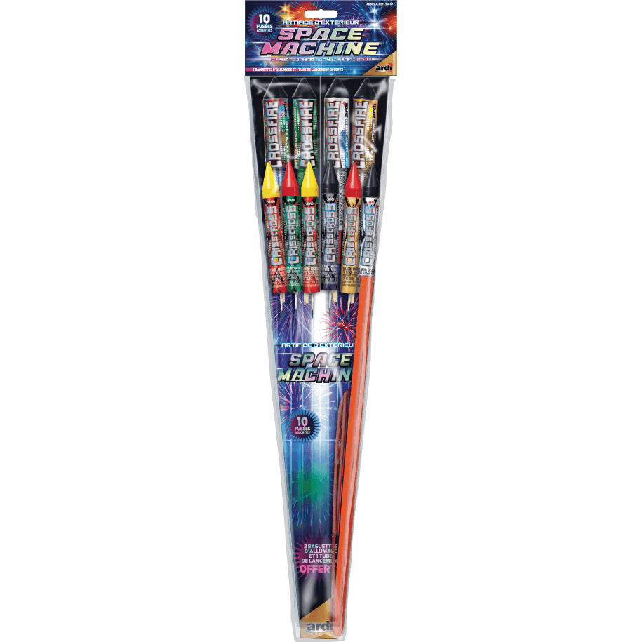 10 Fusées Space Machine - La Boutique De L'artificier