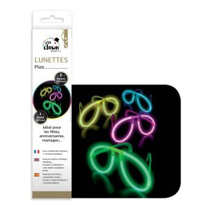 Lunettes fluorescentes – Paire de lunettes fluo pour soirée - La Boutique De L'artificier