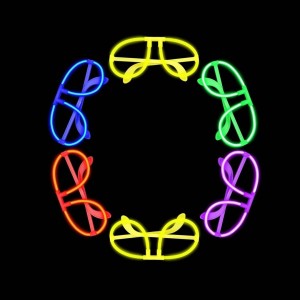 Lunettes fluorescentes – Paire de lunettes fluo pour soirée - La Boutique De L'artificier