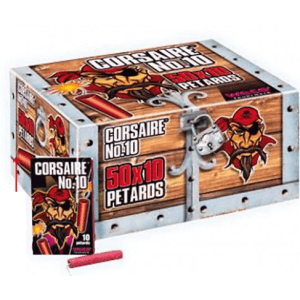CORSAIRE N°10 - LE PAQUET DE 10 PÉTARDS - La Boutique De L'artificier