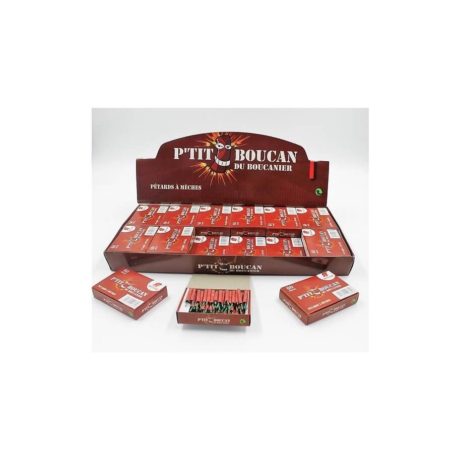 60 PETARDS PETIT BOUCAN DU BOUCANIER - La Boutique De L'artificier