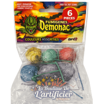 6 FUMIGÈNES DÉMONIAC - La Boutique De L'artificier